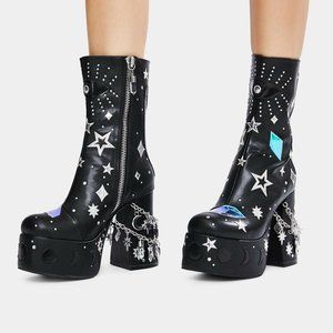 HOROSCOPEZ Wicked Divination Platform Boots US 7